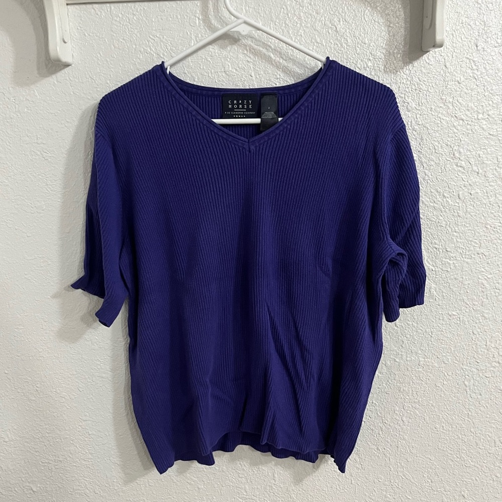 Purple sweater shirts